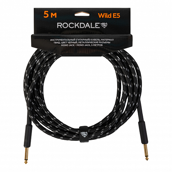 Инструментальный (гитарный) кабель ROCKDALE Wild E5 | Музыкальные инструменты ROCKDALE