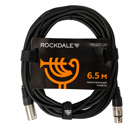 Микрофонный кабель ROCKDALE MC001.20 | Музыкальные инструменты ROCKDALE