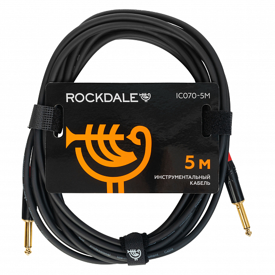 Инструментальный кабель ROCKDALE IC070-5M | Музыкальные инструменты ROCKDALE