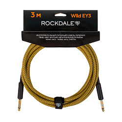 Инструментальный (гитарный) кабель ROCKDALE Wild EY3