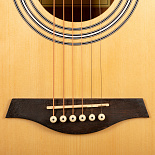 Электроакустическая гитара ROCKDALE Aurora D6 C NAT E Gloss – фото 7