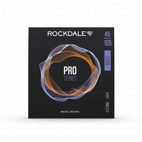 Струны для бас-гитары ROCKDALE PRO 45-105 Nickel Wound 4 Light | Музыкальные инструменты ROCKDALE