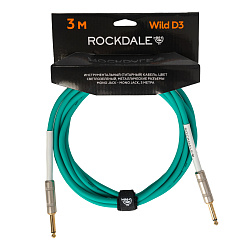 Инструментальный (гитарный) кабель ROCKDALE Wild D3