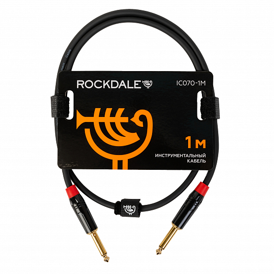 Инструментальный кабель ROCKDALE IC070-1M | Музыкальные инструменты ROCKDALE