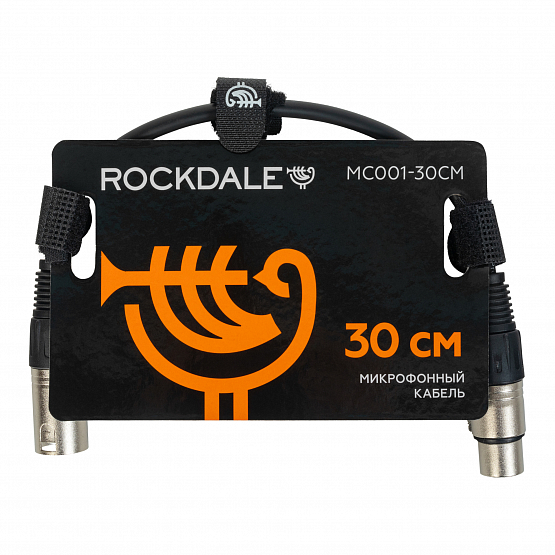 Микрофонный кабель ROCKDALE MC001-30CM | Музыкальные инструменты ROCKDALE