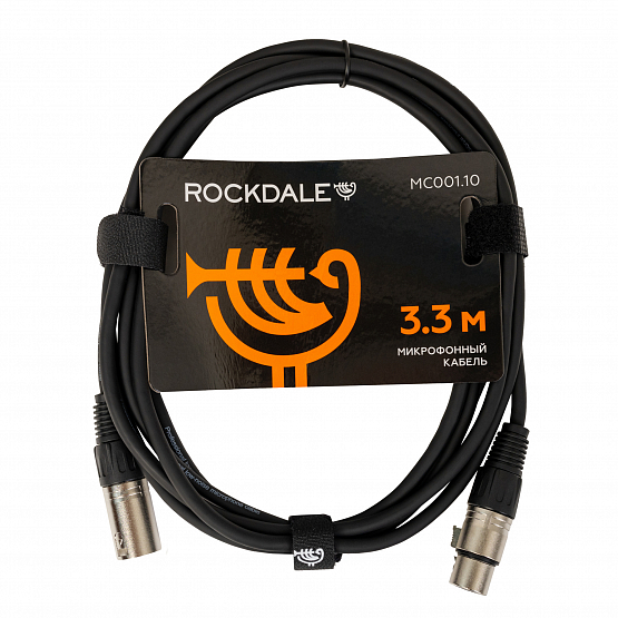 Микрофонный кабель ROCKDALE MC001.10 | Музыкальные инструменты ROCKDALE