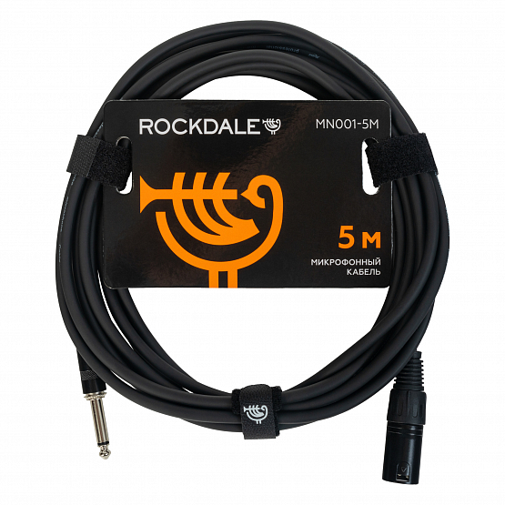 Микрофонный кабель ROCKDALE MN001-5M | Музыкальные инструменты ROCKDALE