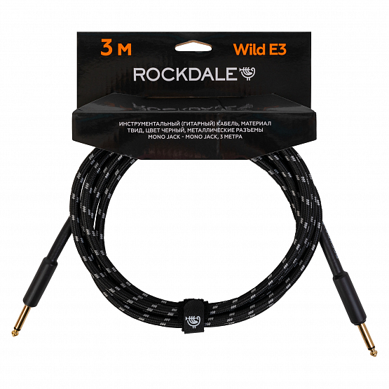Инструментальный (гитарный) кабель ROCKDALE Wild E3 | Музыкальные инструменты ROCKDALE