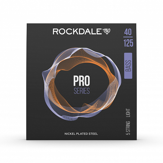 Струны для бас-гитары ROCKDALE PRO 40-125 Nickel Wound 5 Light | Музыкальные инструменты ROCKDALE